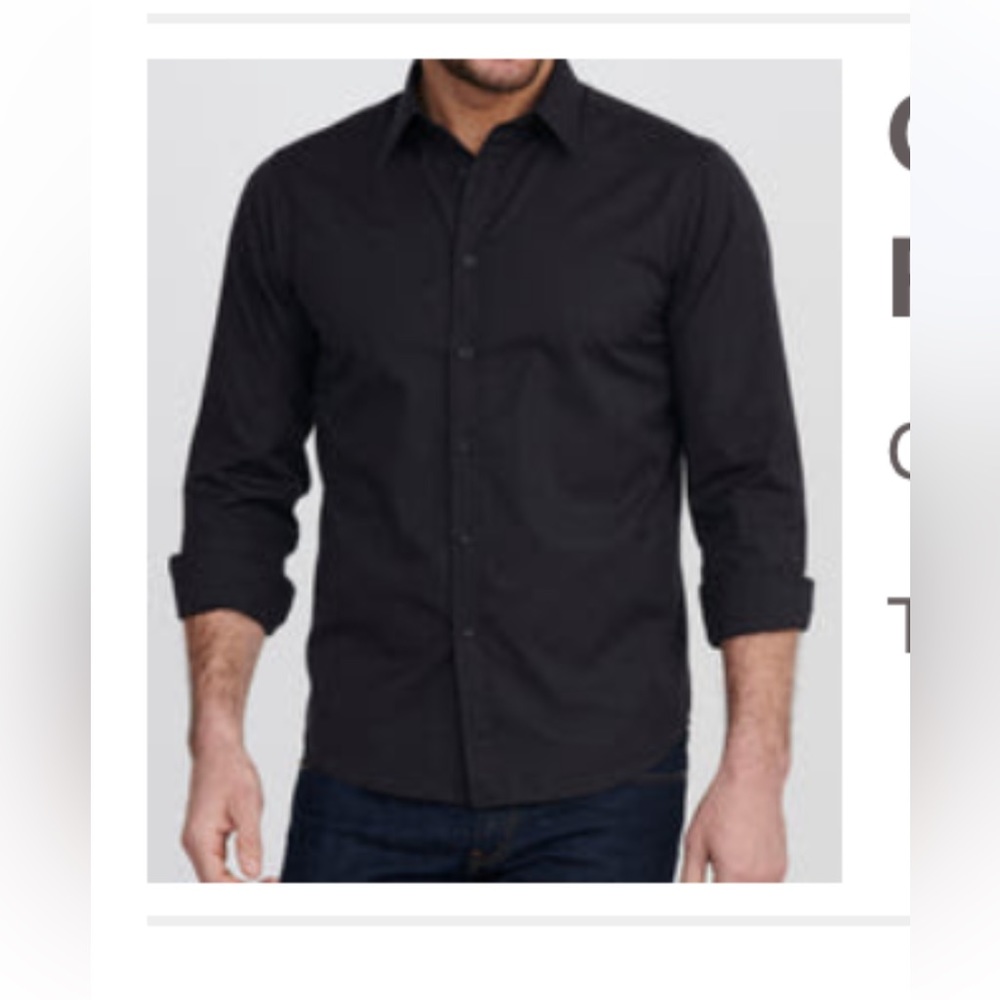 UNTUCKit black dress shirt